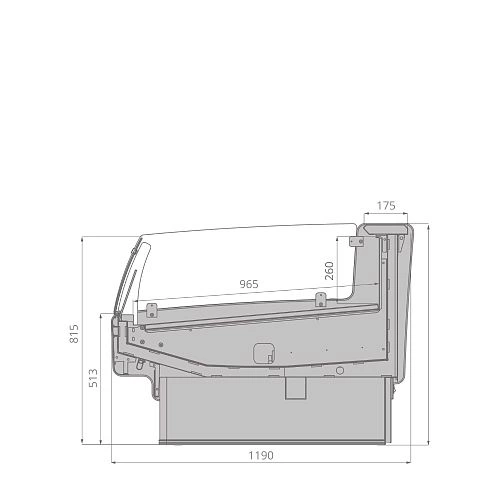 0e32893dbb9f38993649122872a321cf.webp Витрина холодильная BRANDFORD AURORA 375 вентилируемая SELF
