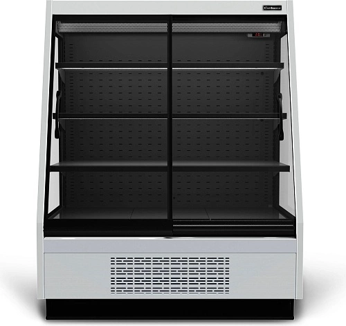 Горка холодильная CARBOMA F16-08 VV 1,3-1 0300 Standart X1 версия 2.0 9006-9005