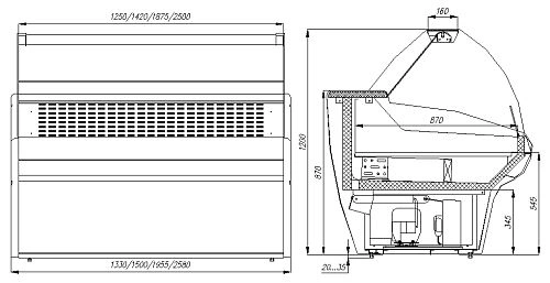 227hyhuxt6wytp4hifcjrwi07zx0194n.webp Витрина холодильная CARBOMA G110 VV 2,0-1 (ВХСр-2,0ш G110 (динамика))
