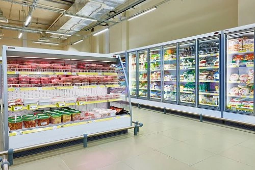 Витрина холодильная BRANDFORD AURORA Slim SQ PLUG-IN 375 рыба на льду