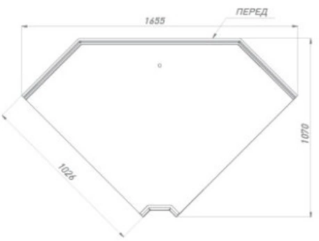 Витрина холодильная BRANDFORD AURORA Slim SQ Открытый угол 90 вентилируемая SELF