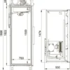 Шкаф морозильный для икры TEFCOLD UF200VSG