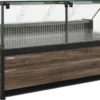 Витрина морозильная CARBOMA GC111 SL 2,0-1 газлифт 1008 темный дуб