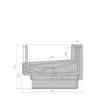 5b90335619e74552899cd9d4c47d6a8b.webp Витрина холодильная BRANDFORD AURORA SQ 125 рыба на льду SELF
