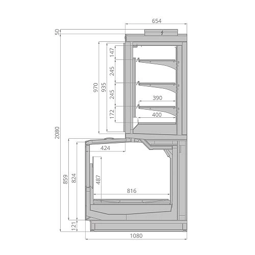 760e1f9860dfb1d319f5c7a8c34f5dab.webp Бонета морозильная BRANDFORD Jason SE V 375 двухобъемный с раздельным испарителем