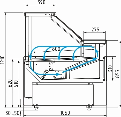 80nhzp5bo9fixxg1mt1u53sasyoh1mqg.webp Витрина холодильная CARBOMA GC111 VM 2,5-1 динамика 1008 темный дуб