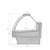 96376144addd9f3cec862ad1f6804bd4.webp Витрина холодильная BRANDFORD AURORA 190 Reverse Glass вентилируемая