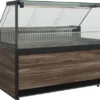 Витрина морозильная CARBOMA GC111 SL 1,5-1 1008 темный дуб