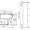 Витрина холодильная CARBOMA G110 SM 1,25-2-1 (ВХСо-1,25 G110 выносной холод)