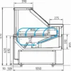 Витрина холодильная CARBOMA GC111 VM 3,75-1 газлифт, динамика 1010 мариель