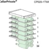 Шкаф винный CELLARPRIVATE CP020-1TWH
