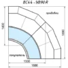 Витрина холодильная АРИАДА Bern Cube ВС44-УВ90R