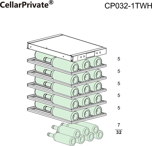 zrpi1tbyh1of1hhwex36728rvu7t9rb5.webp Шкаф винный CELLARPRIVATE CP032-1TWH