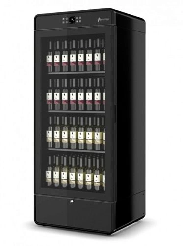 4b8b9932ac18d935b7f07f7d9dcfac10.webp Шкаф винный ENOFRIGO DUAL VENT I.AM H2000 статический черный рамка серебристая 4 полки