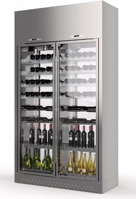 630887539e3ab46c7aaf10d591126cae.webp Шкаф винный ENOFRIGO WINE LIBRARY+2P 4V H220