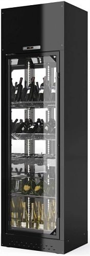 7ce5e847b16c3b6e89488923b99585ad.webp Шкаф винный ENOFRIGO WINE LIBRARY 1P ISOLA A1WINELIB1I26/6TRC черный