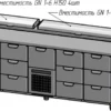 Стол холодильный саладетта HAPPYCHEF TC GS 3-3-CBR-3-3