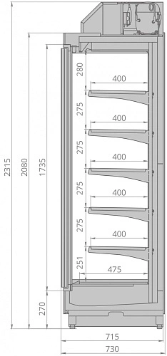 8ub0gf9gexodk2syx57jp4ddrv8tdawe.webp Горка холодильная BRANDFORD Cronox 2080.700.250