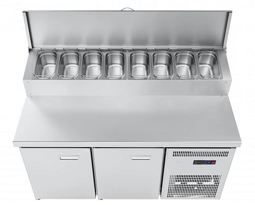 94fcf5998d692ec645a24270688155b6.webp Стол холодильный для пиццы ABAT СХС-70-01П (2 двери)