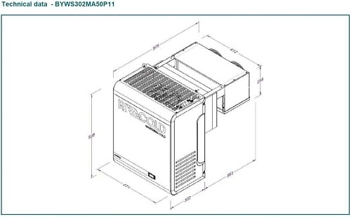 Моноблок RIVACOLD BYWS302MA50P11