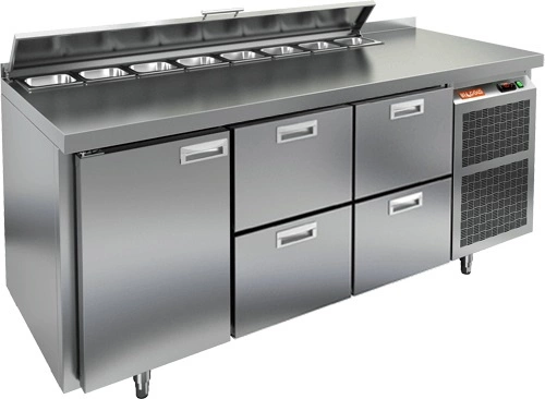 alo582w3blam8pw3uq1pz701fv55w8md.webp Стол холодильный для салатов HICOLD SL2-122GN (1/6)