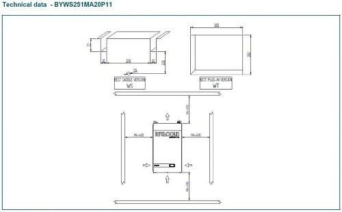 Моноблок RIVACOLD BYWS251MA20P11