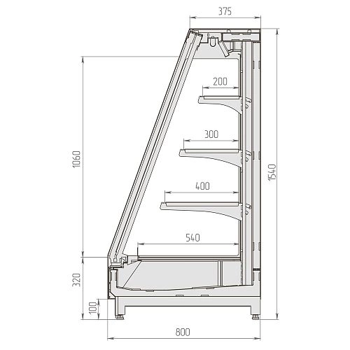 e8aw6vjkors5h8ajd76qx5mj50qs0x4d.webp Витрина холодильная BRANDFORD Ikar Slim SQ 250