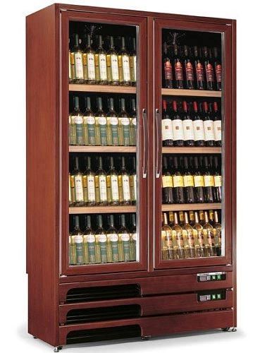 f9f2cfa2a7d356068c20ffbffdff60a4.webp Шкаф винный TECFRIGO Enoprestige 600 2TV темный орех