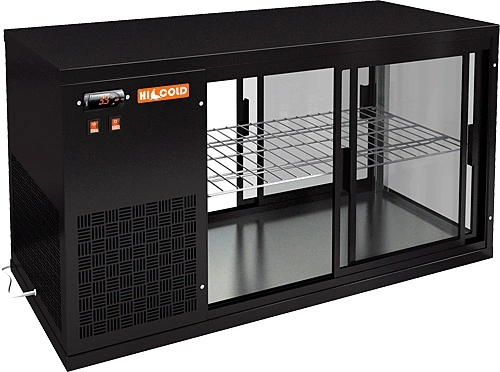 gau28ywzwtjf6o5xnaq3o5rn0mqkcilz.webp Настольная холодильная витрина сквозная HICOLD VRL T 900 L Black
