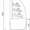 lz7juzsllnca7b8ron0256c9ykvv1kh6.webp Витрина хлебная CARBOMA K70 N 0,9-2 0011-9005 (Хлебная 0,9 ТЕХНО)