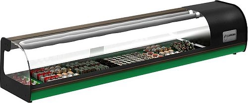 oe38r30mq61t7b3x5a09nnc1340kciwf.webp Витрина настольная холодильная CARBOMA Sushi Bar AС37 SM 1,8-1