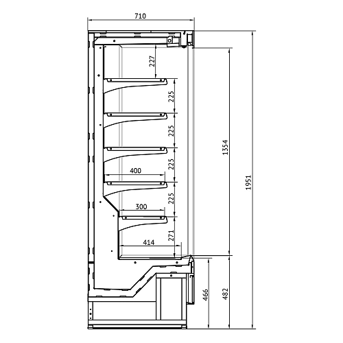 Горка холодильная BE BLOKS Be Cold Plug-in M
