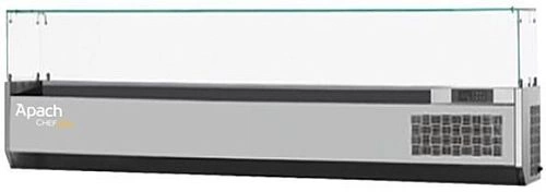 pozuk1nqxzclvar1tikh3cccbxoje11f.webp Витрина настольная холодильная APACH Chef Line LDR13032G