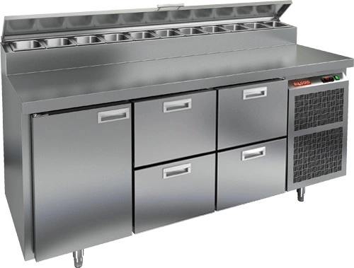 Стол для пиццы HICOLD PZ2-122/GN (1/6Н)