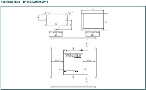 Моноблок RIVACOLD BYWS302MA50P11