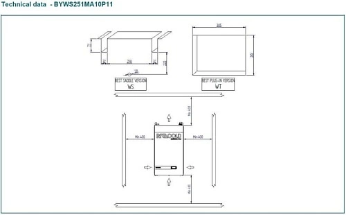Моноблок RIVACOLD BYWS251MA10P11
