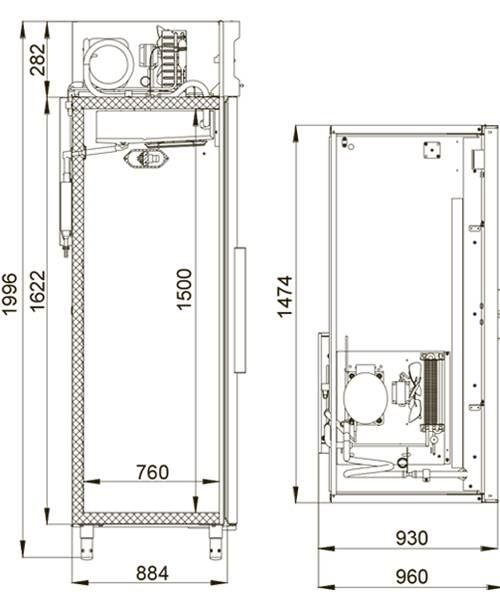 3uvlvbvv259e416ur8010gozpnnp940t Морозильный шкаф POLAIR CB114-G