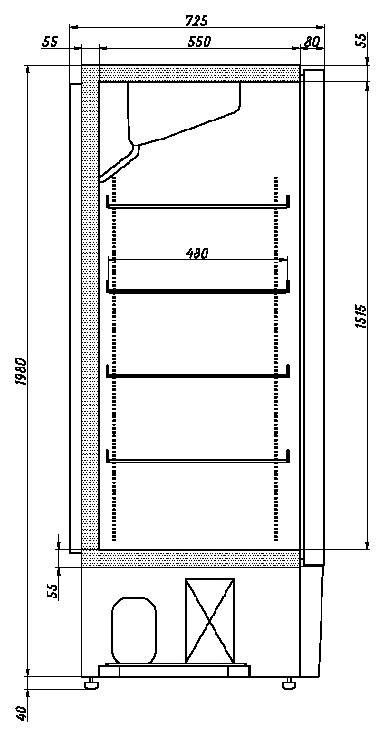 5j3wkmws9089djj3plrrhz40xchoi1m6 Морозильный шкаф Ариада Рапсодия R700LХ