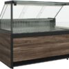 Витрина морозильная Carboma GC111 SL 1,5-1 (газлифт, 1008 Темный дуб)