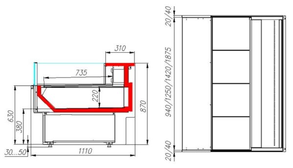 jsq01e5m2cq16hm2jeec50205iq54f2h Холодильная витрина Carboma GC110 SM 2,0-2 (ВХСо-2,0 Carboma GC110) (1005 ВЕНГЕ)
