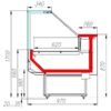 Витрина морозильная Carboma GC95 SL 2,0-1 0013-0430 (ВХСн-2,0 Carboma GC95 KombiLux) (0107 Ольха)
