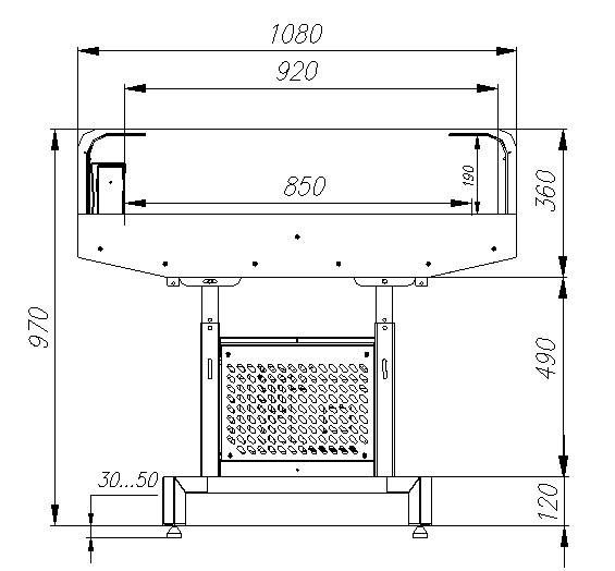 Холодильная витрина Carboma PI11 VM 1,25-2 (9006)