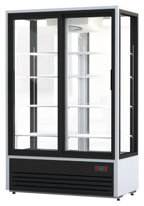 2f7ee573bd1ceb8b0dde50aedfb8a289.jpg Шкаф холодильный Премьер ШВУП1ТУ-1,12К4 (двери-купе, остекление с четырех сторон)