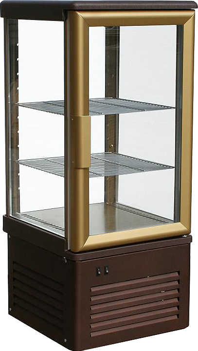 Витрина кондитерская Carboma D4 VM 120-1 (R120C, бежево-коричневый)