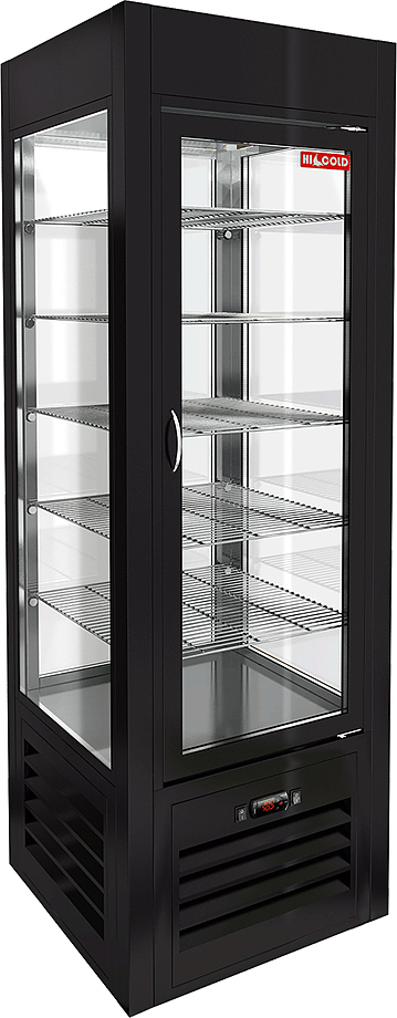 12-6fc50963f5f7425fb92c3ad0e75210f0 Витрина кондитерская HICOLD VRC 350 Sh Black