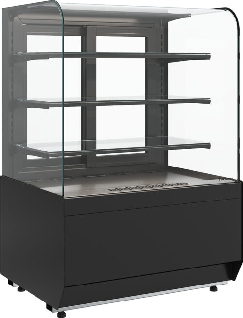 Витрина нейтральная Carboma Radius KR70 N 0,9-1 Light (Techno 9005)