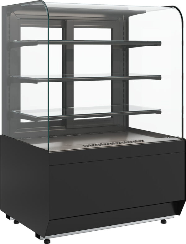Витрина нейтральная Carboma Radius KR70 N 0,9-1 Light (Techno 9005)